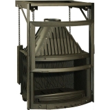 Чугунная каминная топка Invicta Hearth 800 Panoramic lifting door 6068